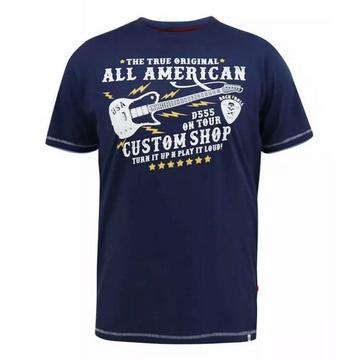 D555 Bronte All American Guitar TShirt