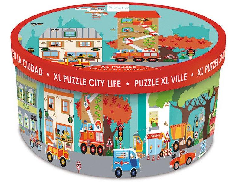 Scratch  Puzzle Boden Puzzle Stadt (100Teile) 