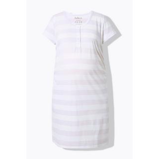 Ulla Popken Abito Bellieva Jersey Mezza Manica Arricciatura Laterale Cotone Biologico GOTS  