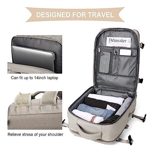 Only-bags.store  Sac de cabine pour EasyJet 45x36x20, sac à dos de voyage Ryanair avec port USB, sac à dos d'avion, bagage à main, sac à dos pour ordinateur portable, sac à dos décontracté 