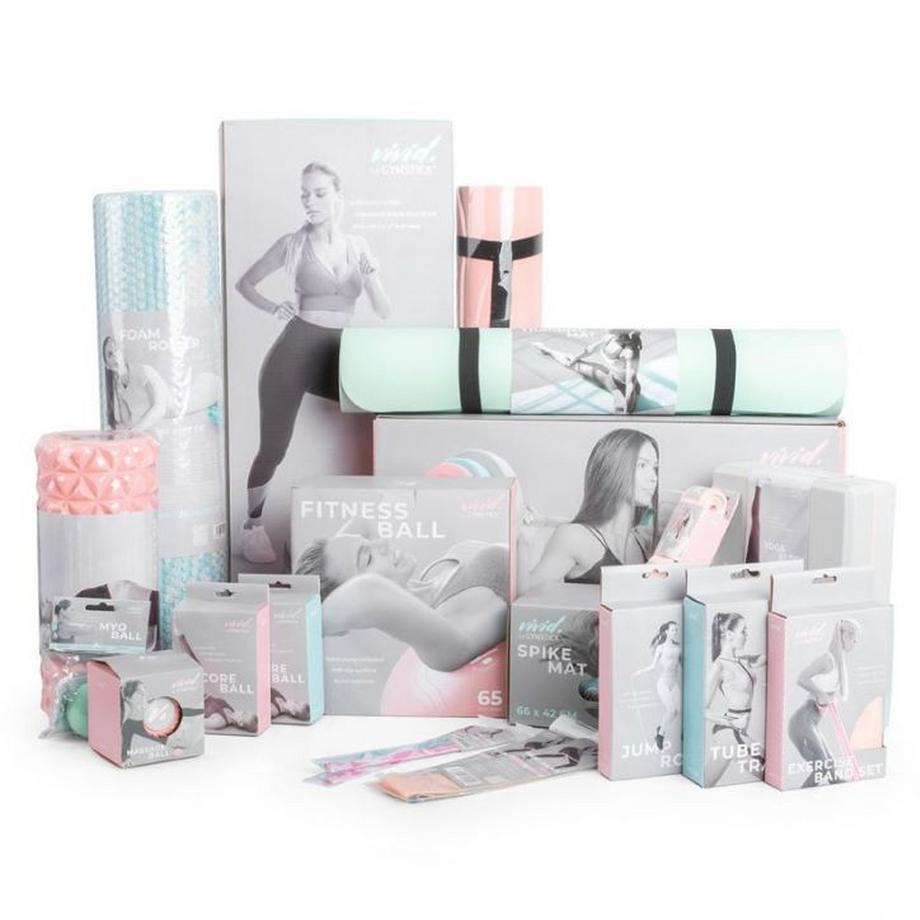 Gymstick  VIVID YOGA MAT PINK/GREY 