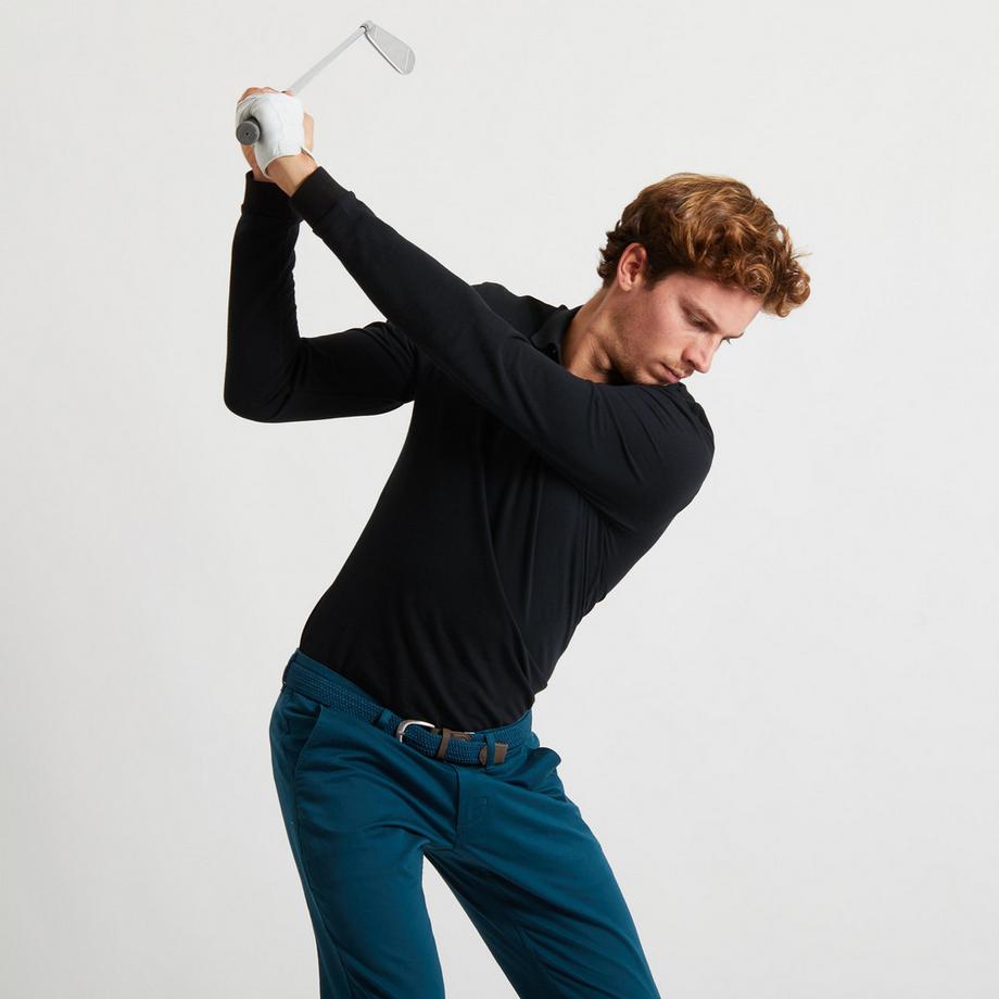 INESIS  Polo uomo maniche lunghe cotone 