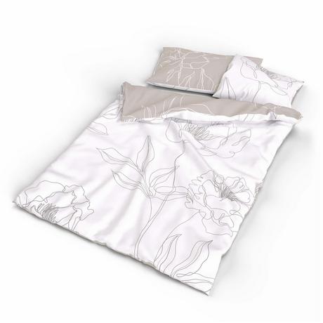 Lotus Bettwaren Lotus Création Mavis Copripiumino Raso  