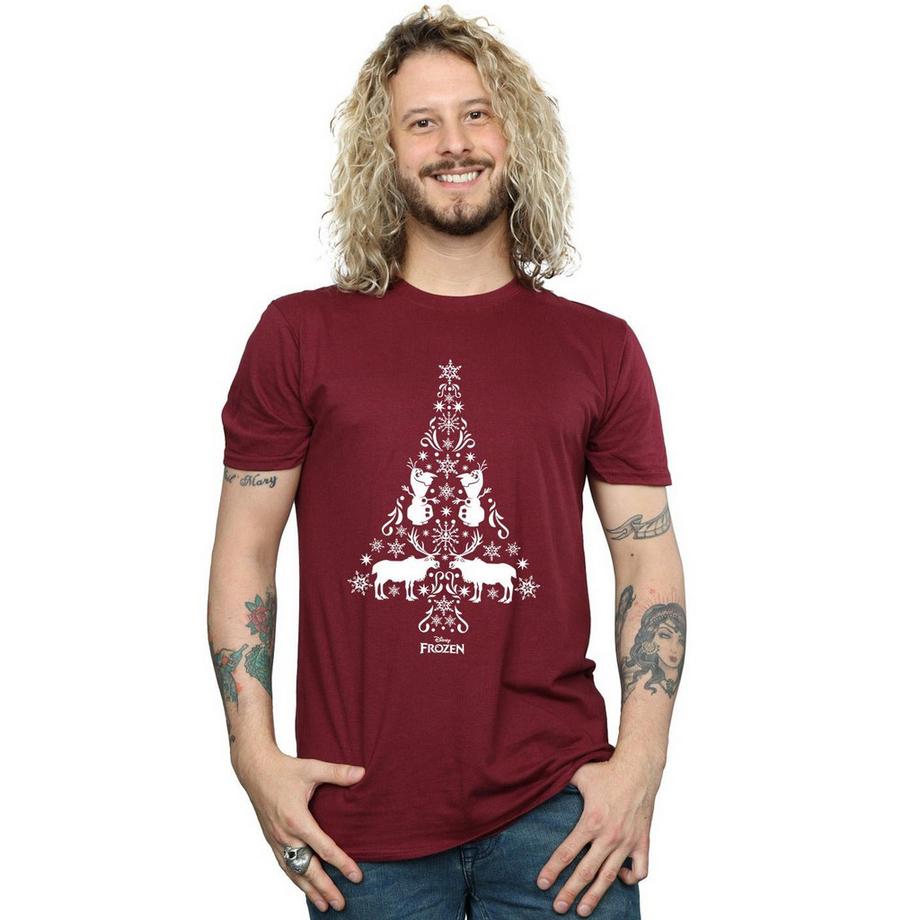 Disney Frozen T-Shirt Albero di Natale  
