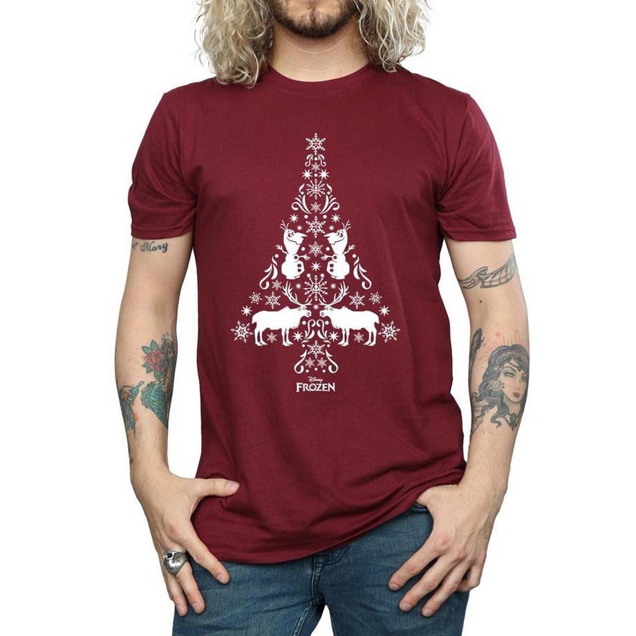 Disney Frozen T-Shirt Albero di Natale  