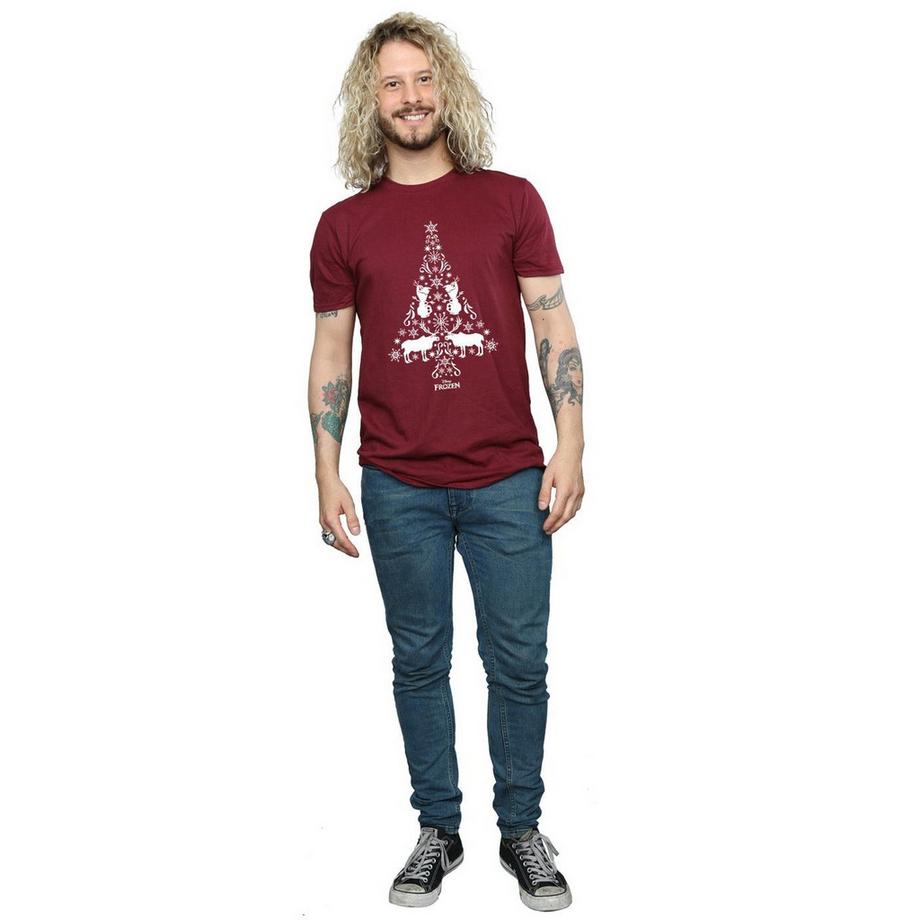 Disney Frozen T-Shirt Albero di Natale  