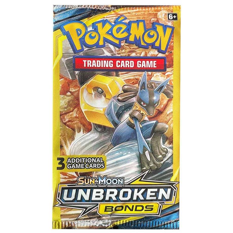 Pokémon  Sun & Moon Unbroken Bonds 3-Pack Booster 