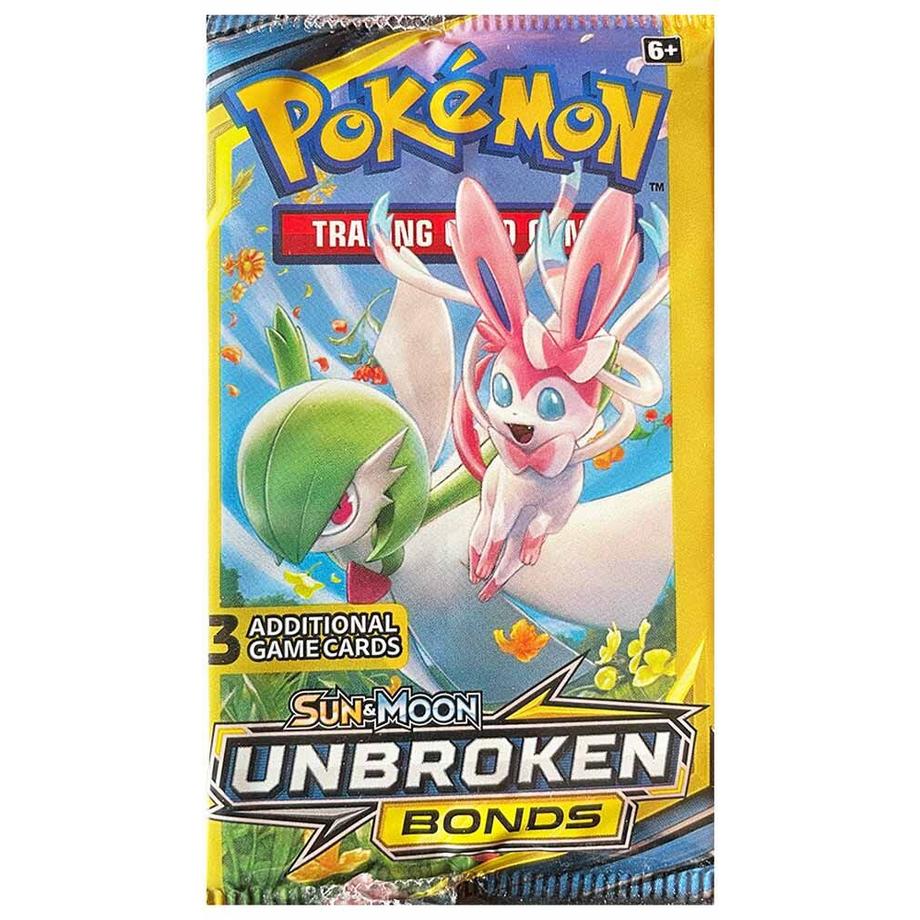 Pokémon  Sun & Moon Unbroken Bonds 3-Pack Booster 