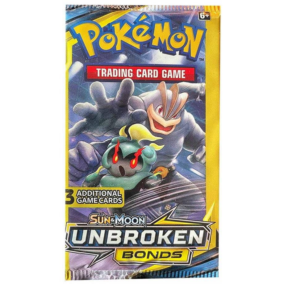 Pokémon  Sun & Moon Unbroken Bonds 3-Pack Booster 