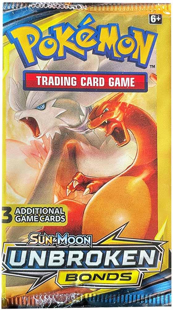 Pokémon  Sun & Moon Unbroken Bonds 3-Pack Booster 