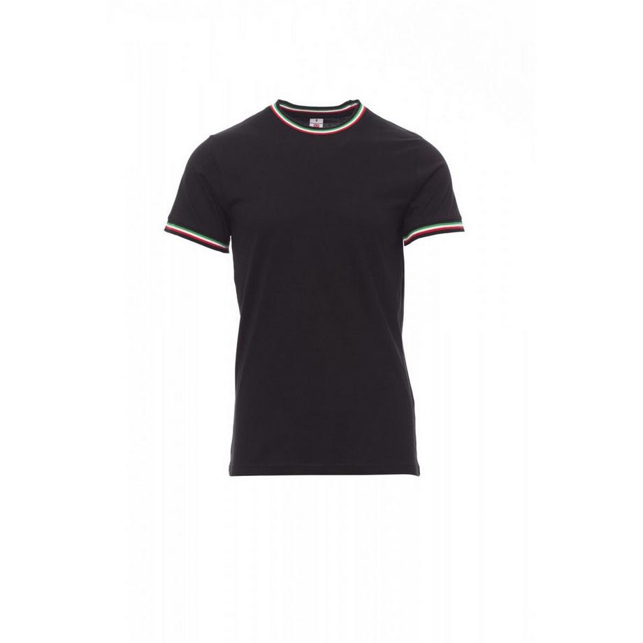 Payper Wear T-Shirt con colletto e polsini a righe  