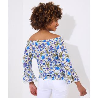 Joe Browns  Boho Floral Tassel Top 