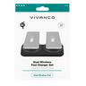VIVANCO  Dual Wireless Fast Smartphone Schwarz USB Kabelloses Aufladen Indoor 