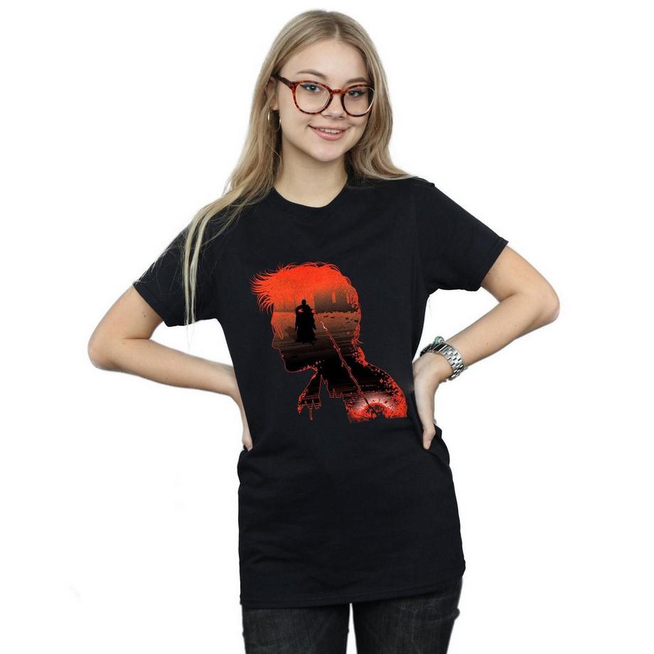 Harry Potter Silhouette Stampa T-Shirt  