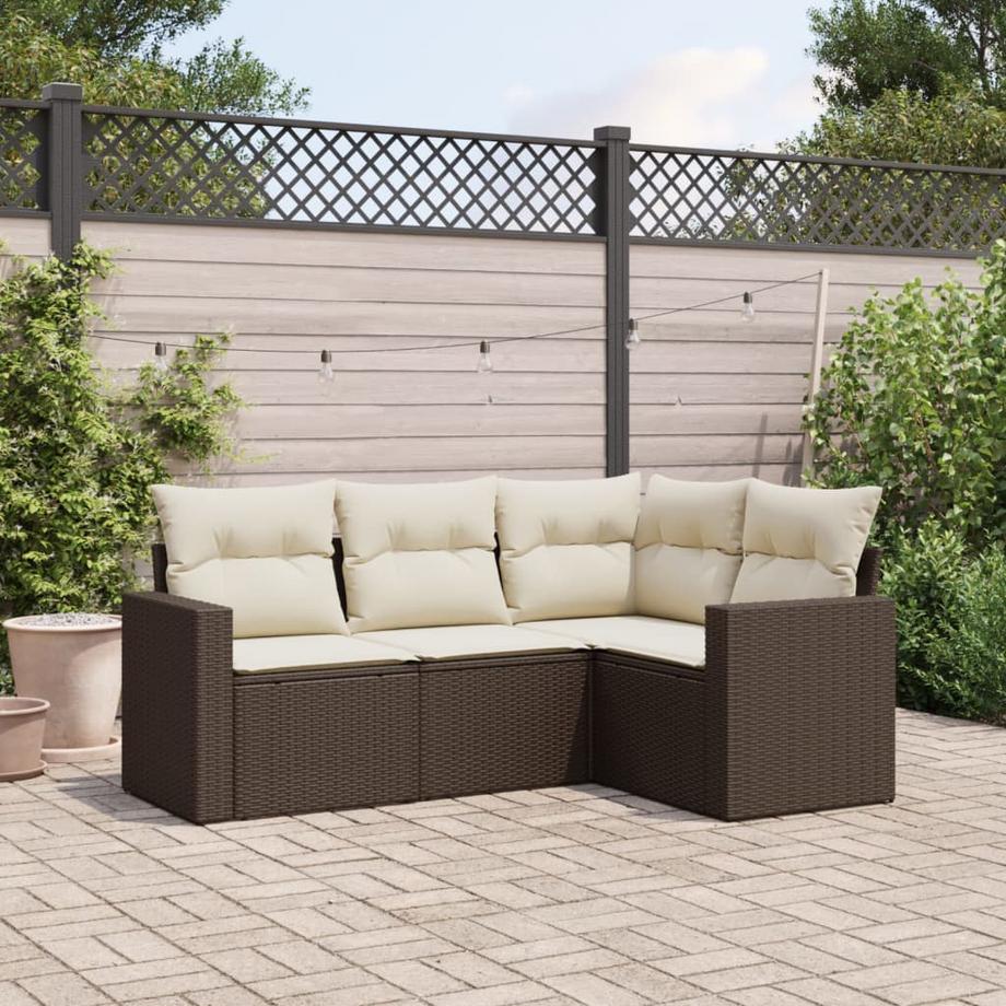 VidaXL Garten sofagarnitur poly-rattan  