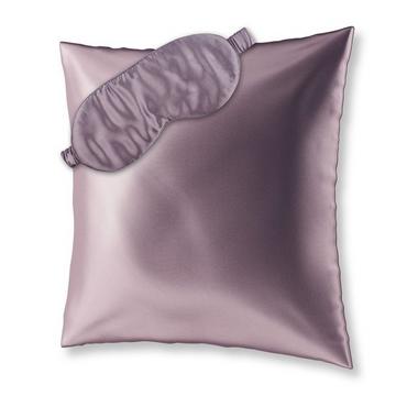 BEAUTY SLEEP SET L Taie d'oreiller (80x80) et masque de nuit en soie