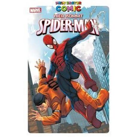 Mein erster Comic: Hier kommt Spider-Man David, Erica; Scherberger, Patrick; Fross, Kitty; Rösch, Alexander (Übersetzung) Couverture rigide 