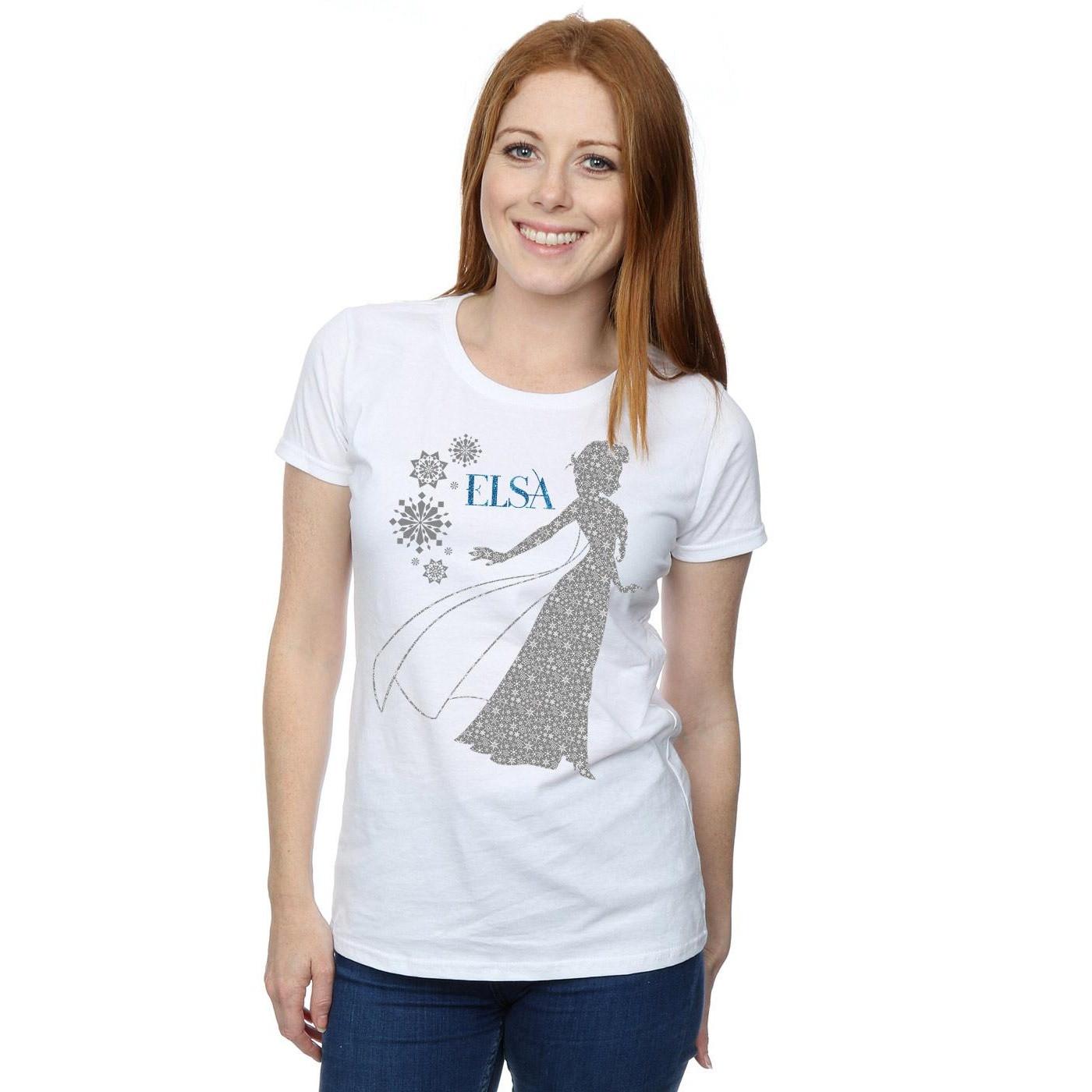 Disney Frozen Elsa T-Shirt Fiocco di Neve  