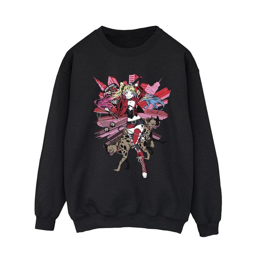 DC COMICS Harley Quinn Cityscape Sweatshirt  