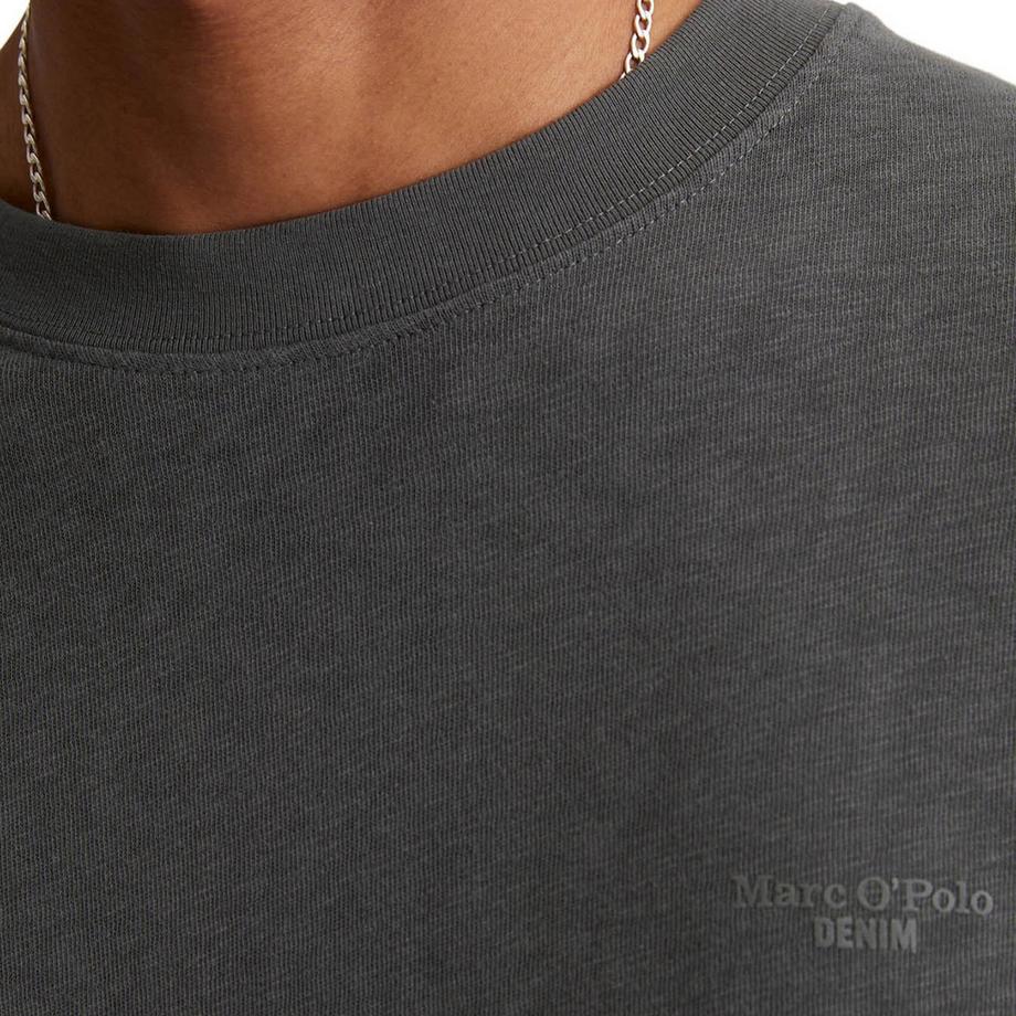 Marc O'Polo Denim T-shirt  Pack de 1 Confortable à porter-T-Shirt, SSL, Logo Print, Reg  