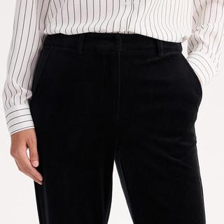 La Redoute Collections High-Waist-Hose Samt  