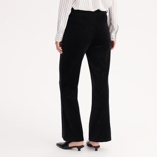 La Redoute Collections High-Waist-Hose Samt  