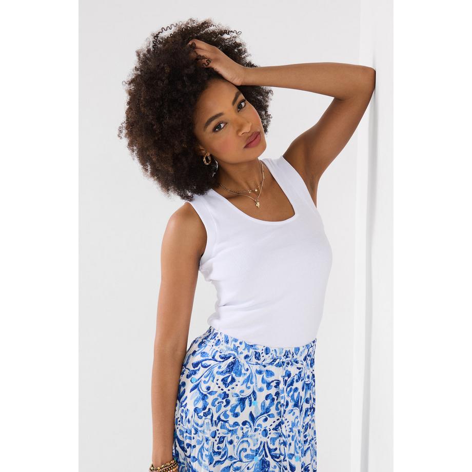 Joe Browns Geripptes Jersey-Top mit asymmetrischem Ausschnitt  