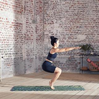 KIMJALY  Shorts dynamisches Yoga Damen schwarz 
