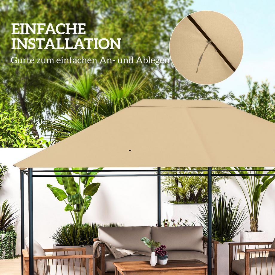 Outsunny Toit du pavillon  