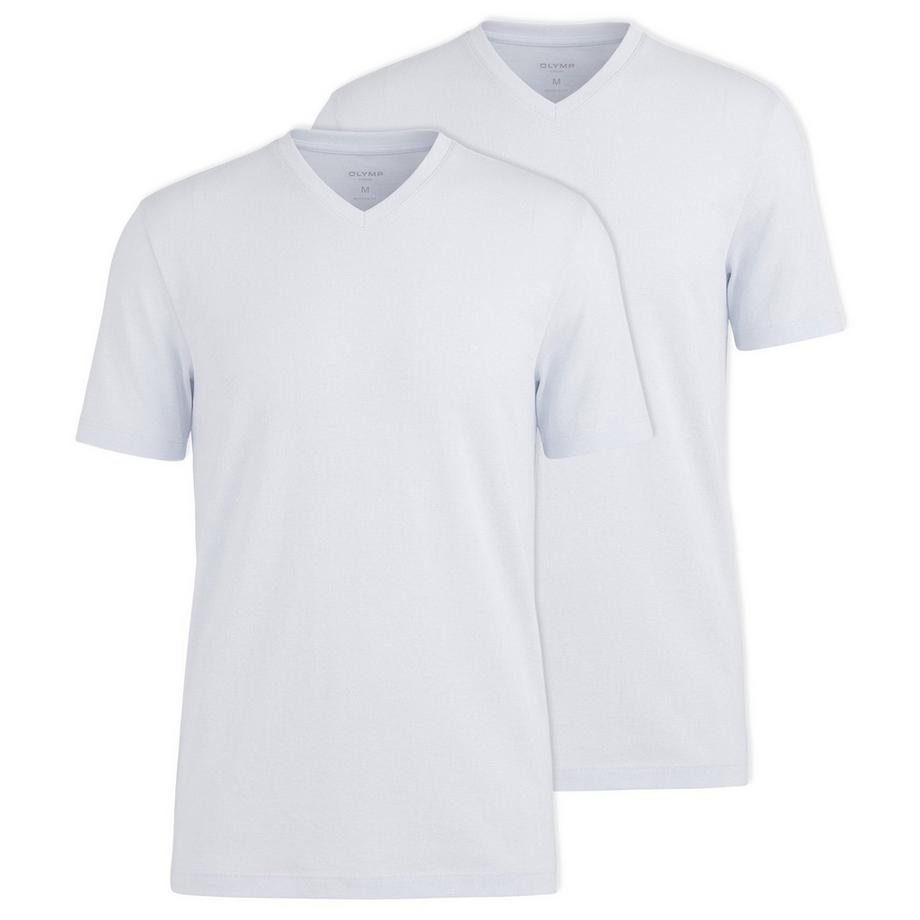 OLYMP Doppelpack V-Ausschnitt T-Shirt  