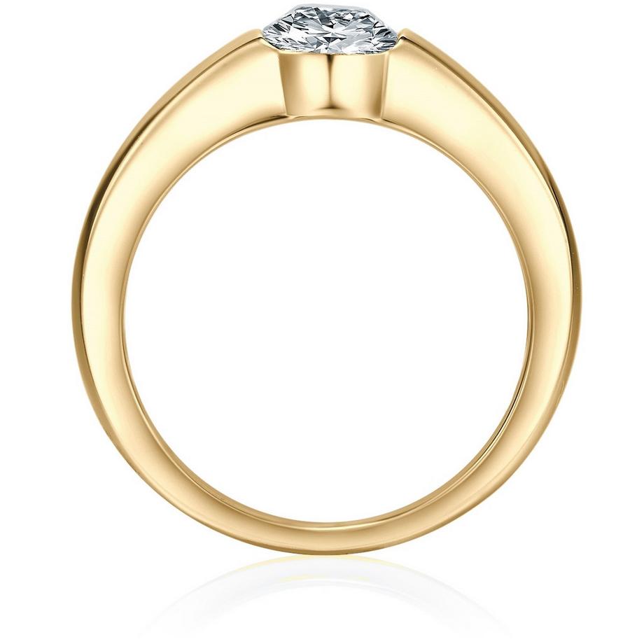 Rafaela Donata  Bague Bande Argent Sterling Zirconium 