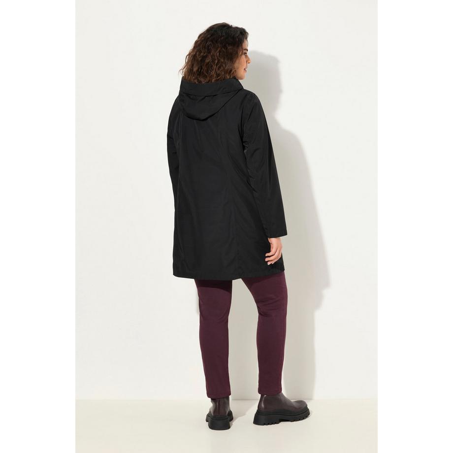 Ulla Popken HYPRAR Giacca funzionale impermeabile con cappuccio  