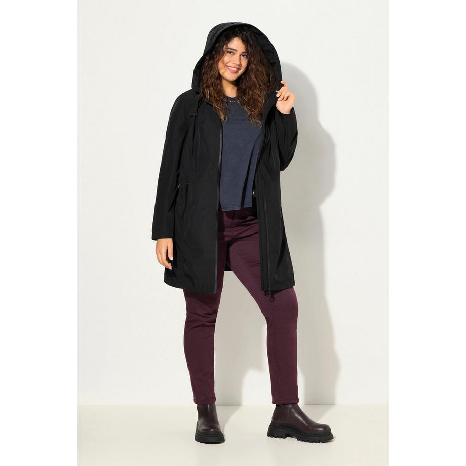 Ulla Popken HYPRAR Giacca funzionale impermeabile con cappuccio  