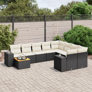 VidaXL set divano da giardino Polirattan  