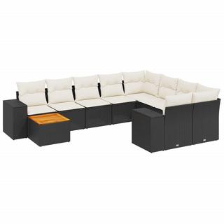 VidaXL set divano da giardino Polirattan  