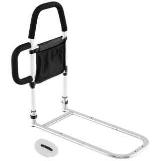 Northix Barrière de lit adulte antichute avec 2 mains courantes & sac & sangle de fixation jusqu'à 136 kg  