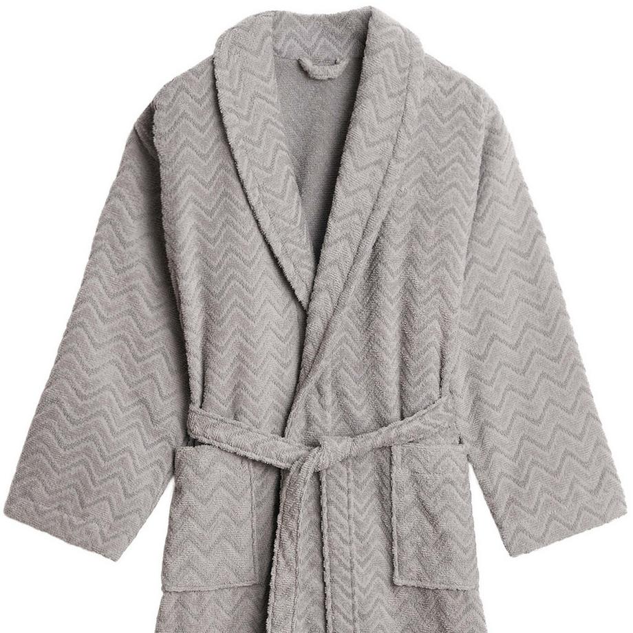 GANT Peignoir Confortable Motif Jacquard Chevrons  