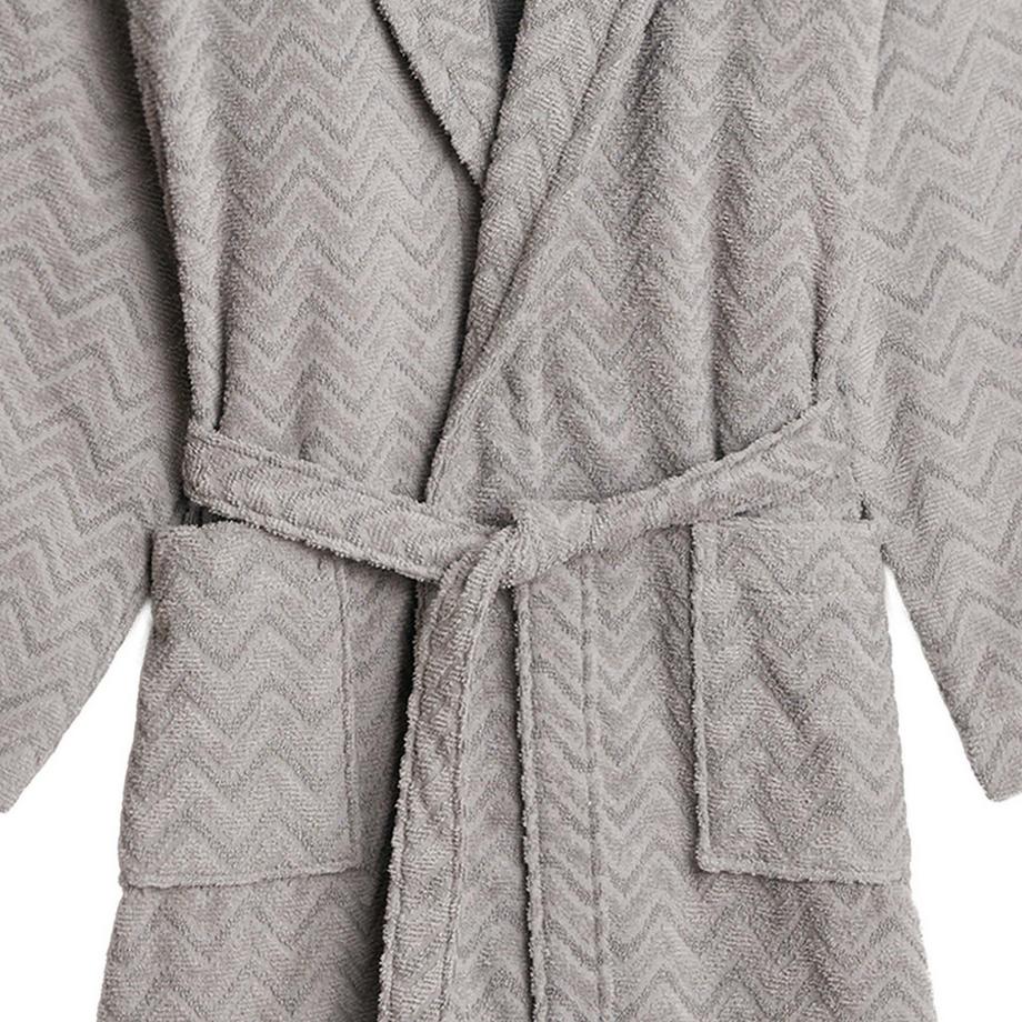 GANT Peignoir Confortable Motif Jacquard Chevrons  