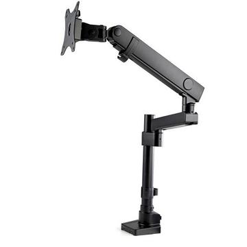 Bras pour écran PC - Articulé - Bras support écran PC avec 2x USB passthrough - Pour moniteur VESA jusqu'à 86,4 cm