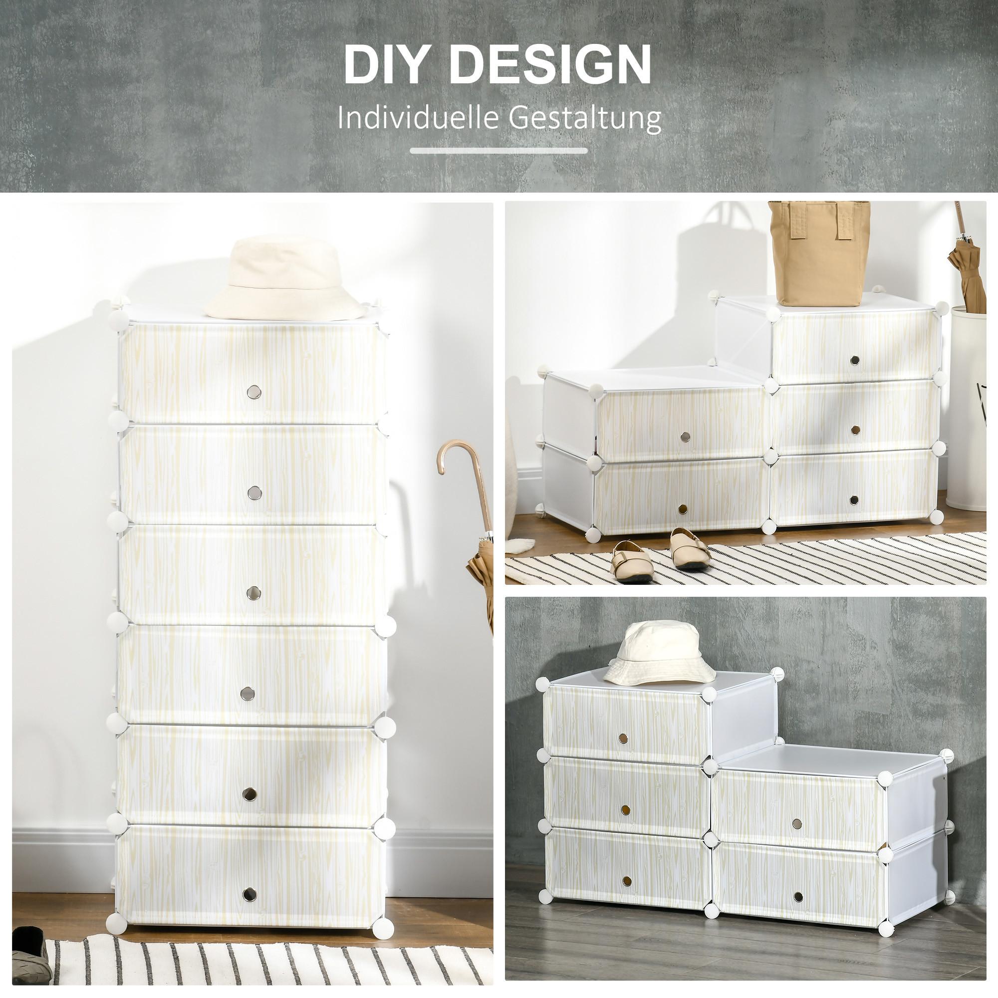 HOMCOM DIY Schuhschrank  