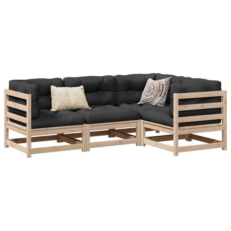 VidaXL set divano da giardino Legno di pino  