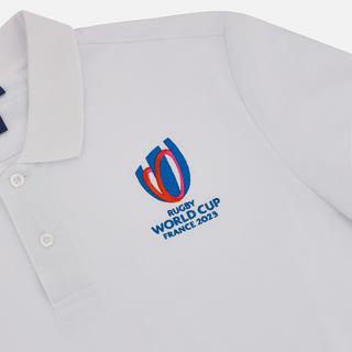 macron  piqué-poloshirt für mädchen rwc france 2023 