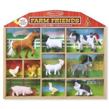 Bauernhof Freunde Tierfiguren zum Sammeln (10 Teile)