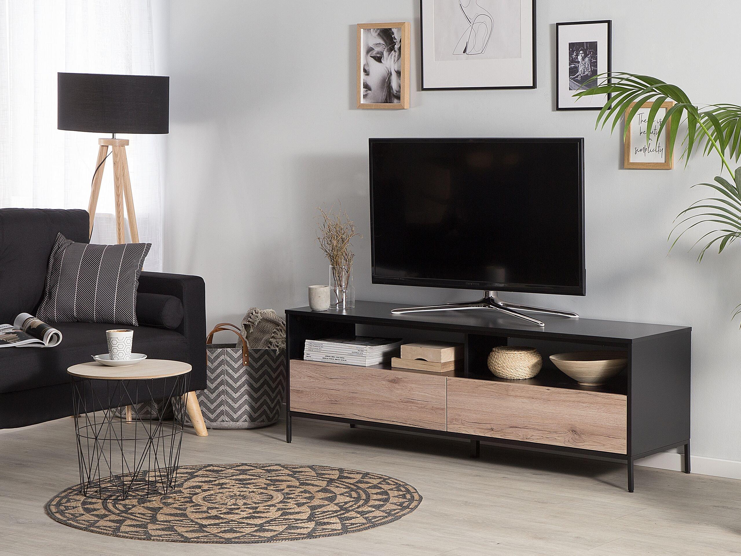 Beliani TV-Möbel aus Spanplatte Modern SYDNEY  