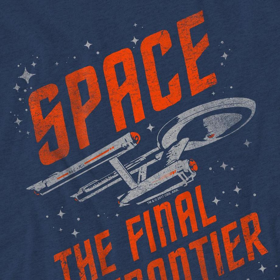 Star Trek Space Travel Bedrucktes T-Shirt  