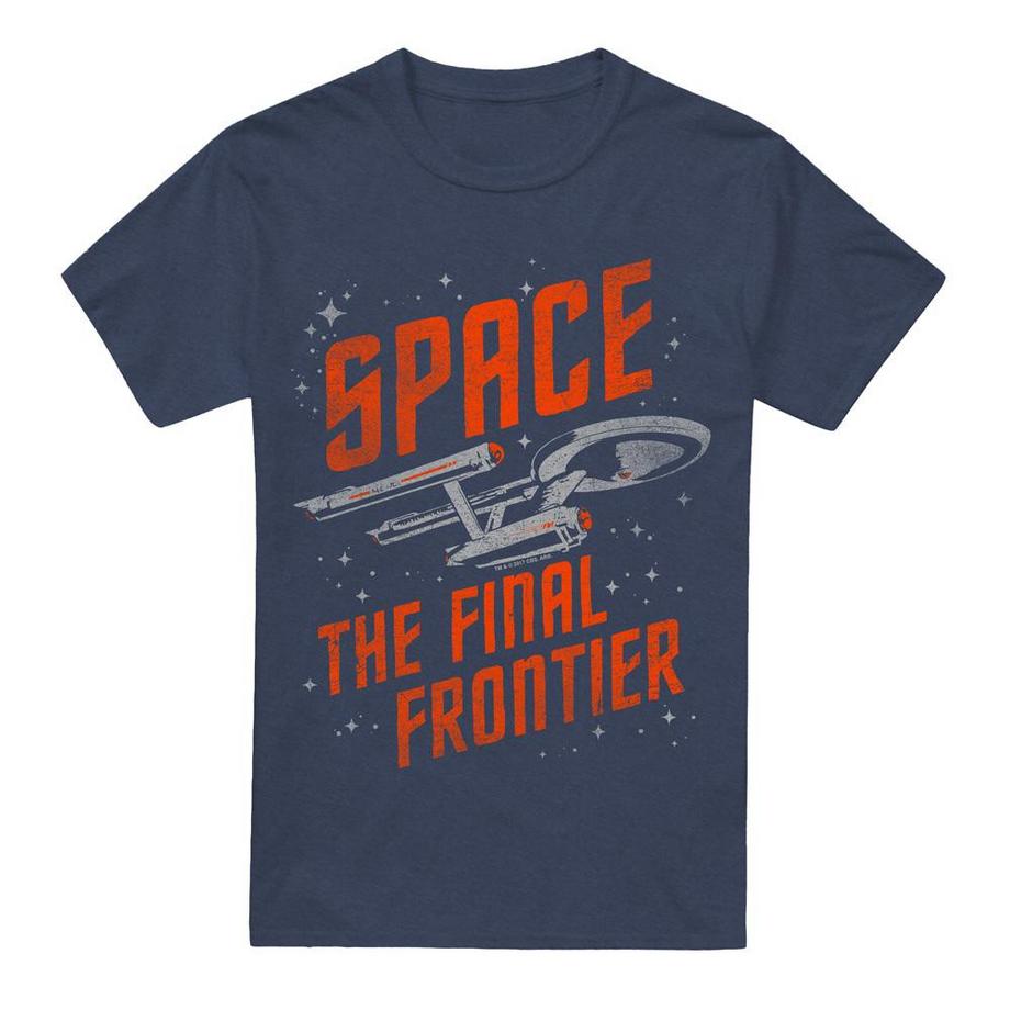 Star Trek Space Travel Bedrucktes T-Shirt  