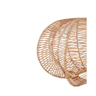 Beliani Hängeleuchte aus Rattan Boho KIBI  