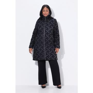 Steppjacke, A-Linie, Stehkragen, Two-Tone-Stepp