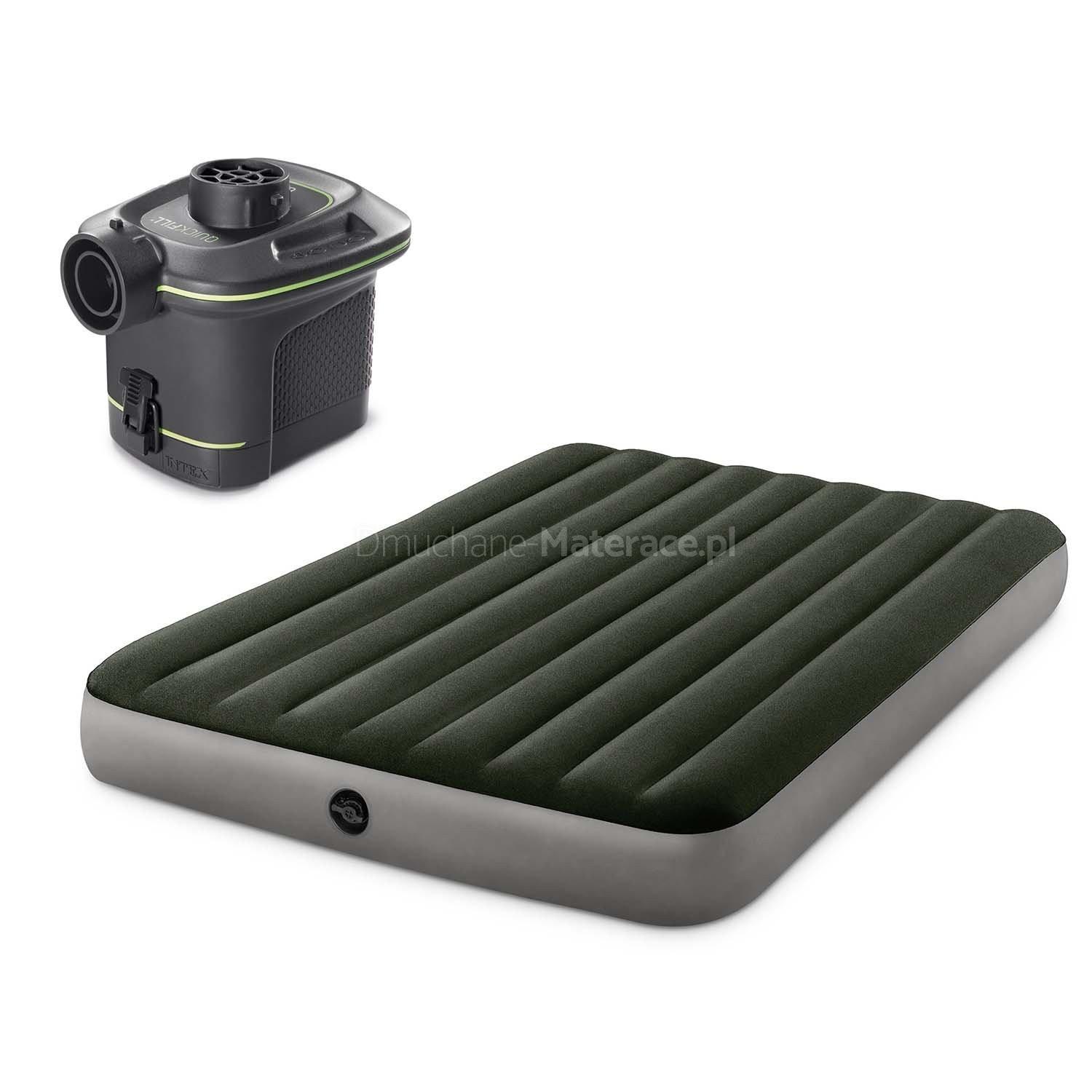 B2X Aufblasbare Matratze 203x152x25 cm mit Elektropumpe  