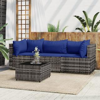 VidaXL Garten lounge set poly-rattan  